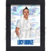 Bronze Lionesses Framed Headshot Poster A4