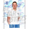 White Lionesses Headshot Poster A4