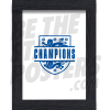 European Champions Crest Framed Poster White A3