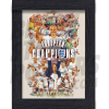 Lionesses European Champions Poster Framed A4