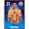 Ederson Man City Action Poster A4 22/23