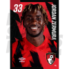 Zermura Bournemouth Headshot Poster A4 22/23