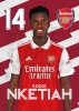 Nketiah Arsenal Headshot Poster A3 22/23