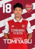 Tomiyasu Arsenal Headshot Poster A4 22/23