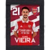 Viera Arsenal Framed Headshot Poster A4 22/23