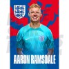 Ramsdale England Home H/S Poster A4 22/23