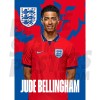 Bellingham England Away H/S Poster A4 22/23