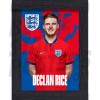 Rice England Away Framed H/S Poster A3 22/23