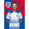 White England Home H/S Poster A3 22/23