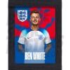 White England Home Framed H/S Poster A3 22/23