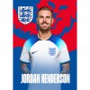Henderson England Home H/S Poster A4 22/23
