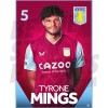 Mings Aston Villa Headshot Poster A3 22/23