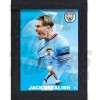 Grealish Man City Framed Action 2 Poster A2 22/23