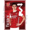 Kieran Tierney Arsenal FC Headshot Poster A3 20/21