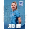 Lauren Hemp 23/24 Away Lionesses Headshot Poster