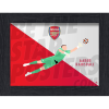 Ramsdale Arsenal Illustration Framed Poster
