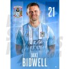 Coventry City FC Bidwell 23/24 Headshot Poster
