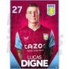 Aston Villa FC Digne 22/23 Headshot Poster
