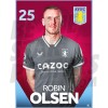 Aston Villa FC Olsen 22/23 Headshot Poster