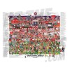 Wigan Warriors Mish Mash 150 Years Poster