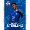 Chelsea FC Sterling 22/23 Headshot Poster