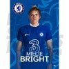 Chelsea FC Bright 22/23 Headshot Poster