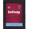 West Ham United FC 2021 Retro Home Shirt Print