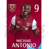 West Ham United FC Antonio 22/23 Headshot Poster