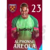 West Ham United FC Areola 22/23 Headshot Poster