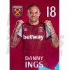 West Ham United FC Ings 23/24 Headshot Poster