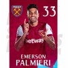 West Ham United FC Emerson 23/24 Headshot Poster