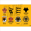Wolverhampton Wanderers FC History Of Crest Poster