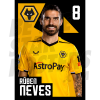 Wolverhampton Wanderers FC Neves 22/23 Poster