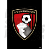 AFC Bournemouth Black Crest Poster