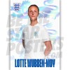 Lionesses Wubben-Moy Euros Headshot Poster