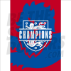 Lionesses European Champions Crest Red Poster