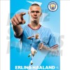 Manchester City FC Haaland 22/23 Action Poster
