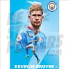 Manchester City FC De Bruyne 22/23 Action Poster