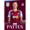 Aston Villa FC Patten 23/24 Headshot Poster