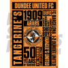 Dundee United FC Word Poster