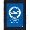 Brighton & Hove Albion Personalised Crest Poster
