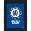 Chelsea FC Personalised Crest Poster