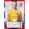 England Ramsdale 24/25 Away Headshot Poster