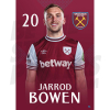 West Ham United FC Bowen 24/25 Headshot Poster