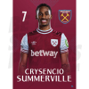 West Ham United FC Summerville 24/25 H/S Poster