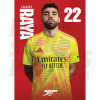 Arsenal FC Raya 24/25 Headshot Poster