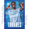 Coventry City FC Tavares 24/25 Headshot Poster