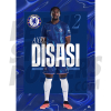 Chelsea FC Disasi 24/25 Headshot Poster