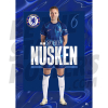 Chelsea FC Nusken 24/25 Headshot Poster