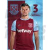 Aaron Cresswell West Ham United FC A3 Poster 19/20